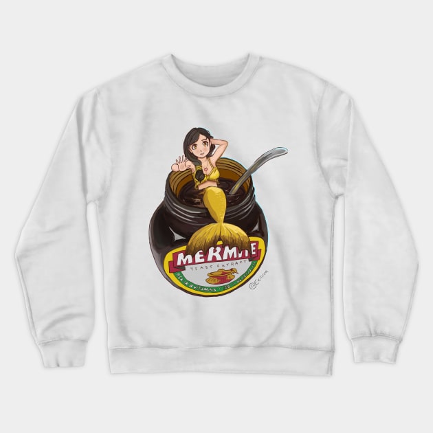 Mermite Crewneck Sweatshirt by ExiliccaArt